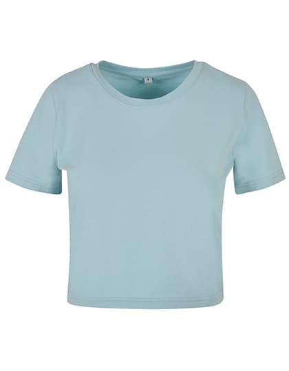 Ladies´ Cropped Tee — Ocean Blue