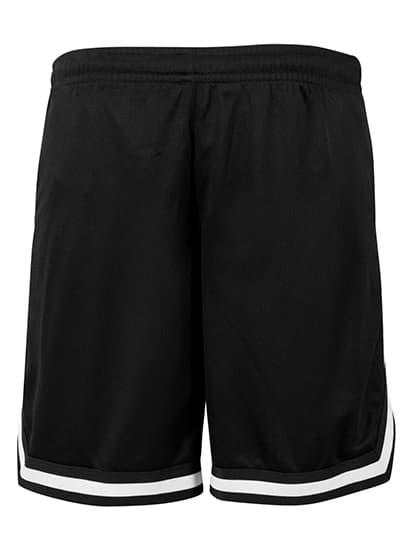 Two-tone Mesh Shorts — Black