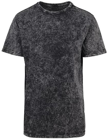 Acid Washed Tee — Darkgrey White