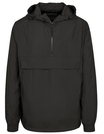 Basic Pull Over Jacket — Black