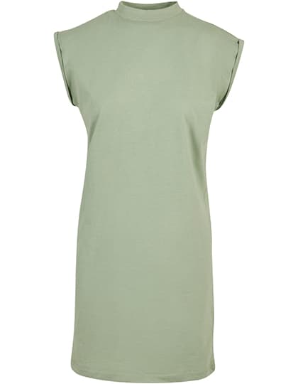 Ladies´ Turtle Extended Shoulder Dress — Soft Salvia