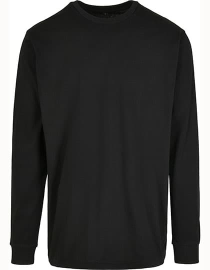 Organic Long Sleeve With Cuffrib — Black