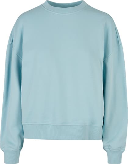 Ladies Oversized Crewneck Sweatshirt — Ocean Blue