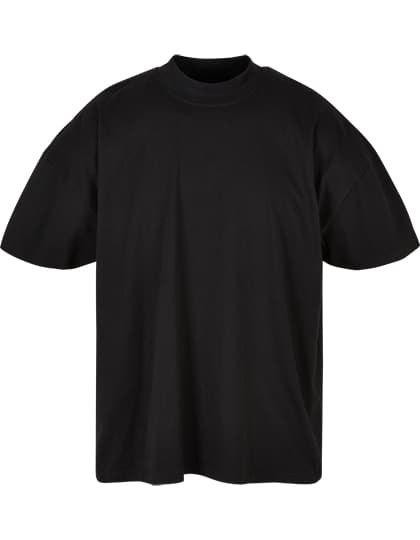 Men´s Oversized Mock Neck Tee — Black