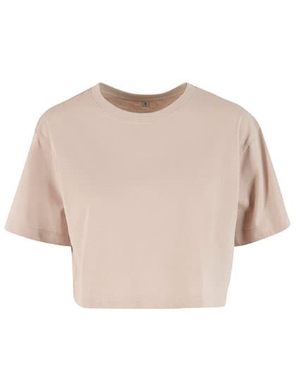 Ladies Short Oversized Tee — Cloud