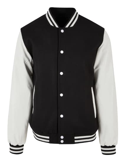 Oldschool College Jacket — Black