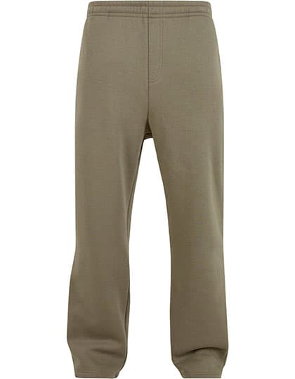 Fluffy Track Sweatpants — Pale Olive
