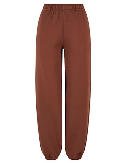 Ladies Fluffy Sweatpants — Chocolate Brown