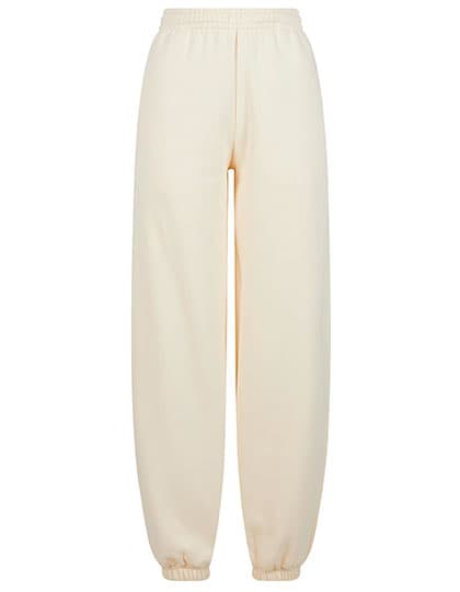 Ladies Fluffy Sweatpants — White Sand