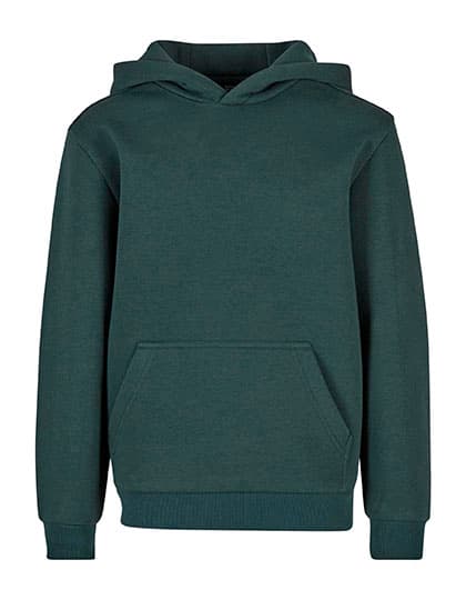 Kids Fluffy Hoody — Bottle Green