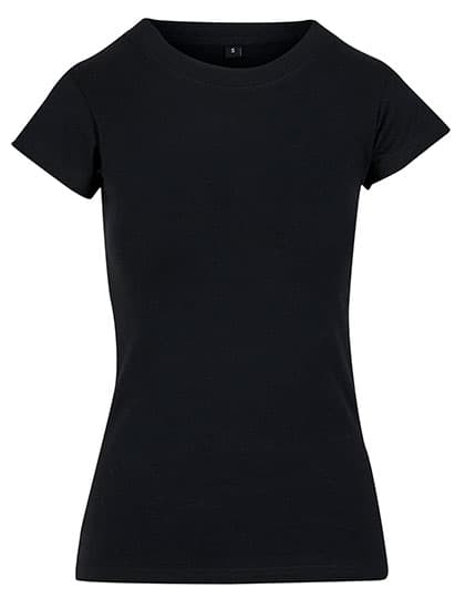 Ladies Basic Stretch Tee — Black