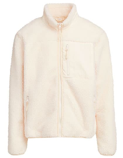 Bonded Sherpa Jacket — White Sand