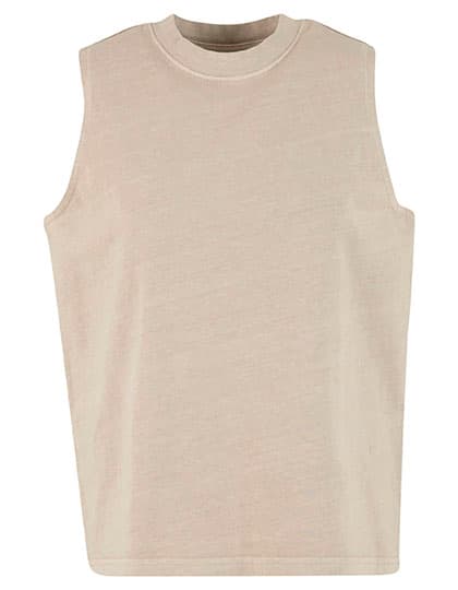 Ladies Vintage Washed Sleeveless Tee — Chalk Dust