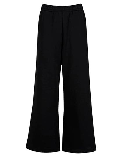 Ladies Wideleg Sweatpants — Black