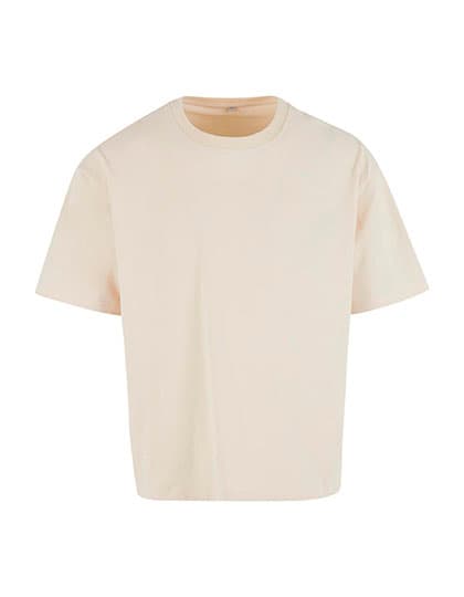Cropped Oversized Tee — Sand