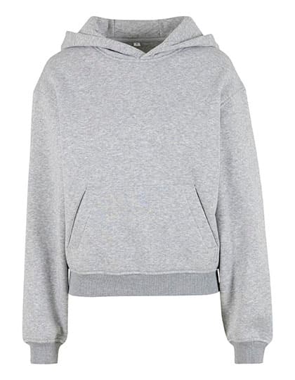 Ladies Loose Fit Hoody — Heather Grey