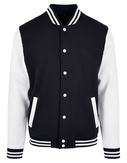 Basic College Jacket — Black