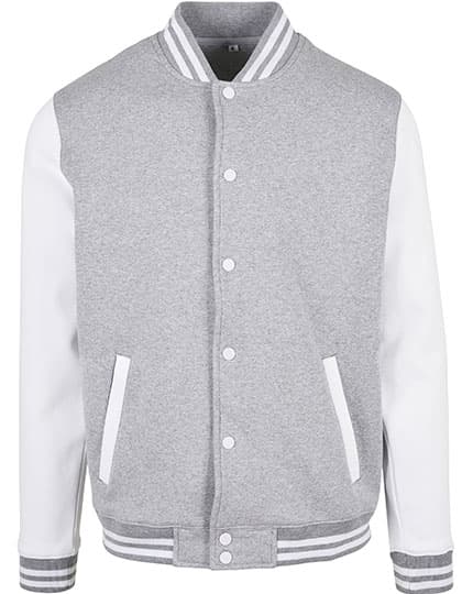 Basic College Jacket — Heather Grey