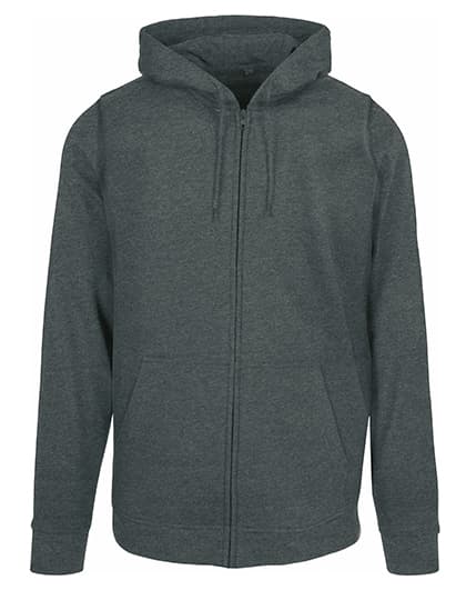 Basic Zip Hoody — Charcoal