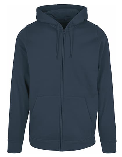 Basic Zip Hoody — Navy