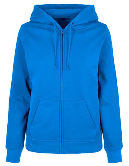 Ladies Basic Zip Hoody — Intense Blue