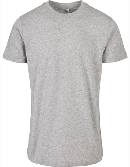 Basic Round Neck T-Shirt — Heather Grey