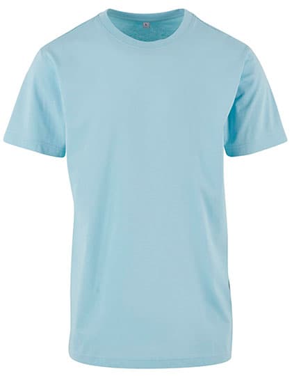 Basic Round Neck T-Shirt — Ocean Blue