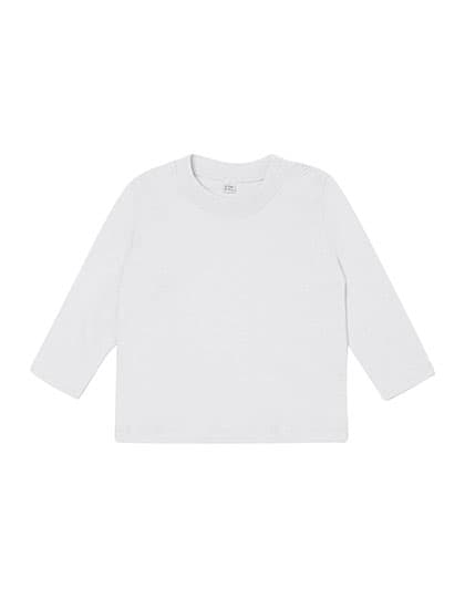 Baby Long Sleeve T — White