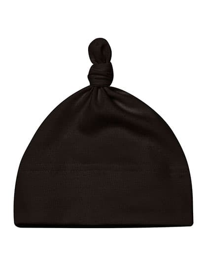 Baby One Knot Hat — Black