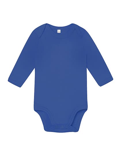 Baby Long Sleeve Bodysuit — Cobalt Blue