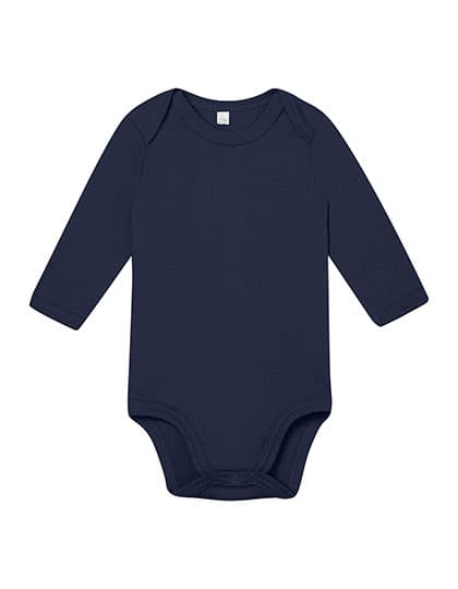 Baby Long Sleeve Bodysuit — Nautical Navy