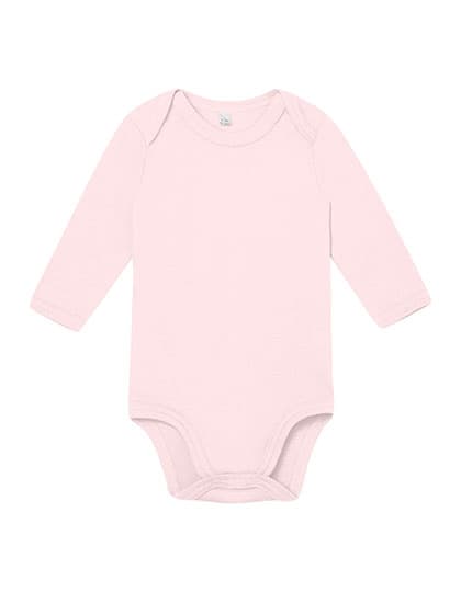 Baby Long Sleeve Bodysuit — Powder Pink