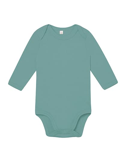 Baby Long Sleeve Bodysuit — Sage Green