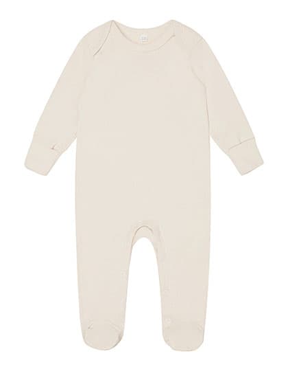 Baby Sleepsuit With Scratch Mitts — Organic Natural