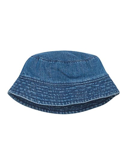 Baby Denim Bucket Hat — Denim Blue