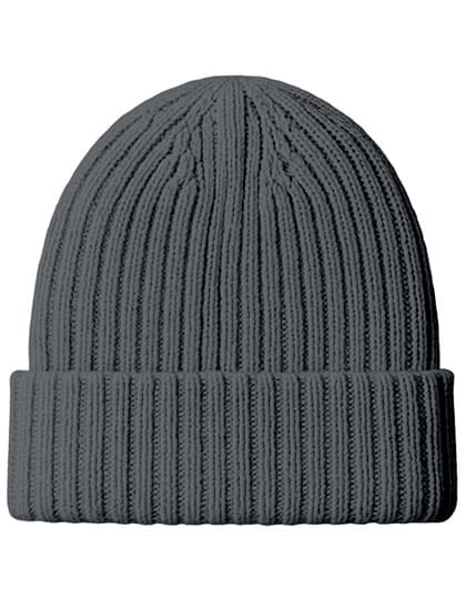 Beanie mit Merinowolle — Dark Grey