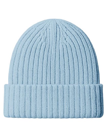 Beanie mit Merinowolle — Ocean Blue