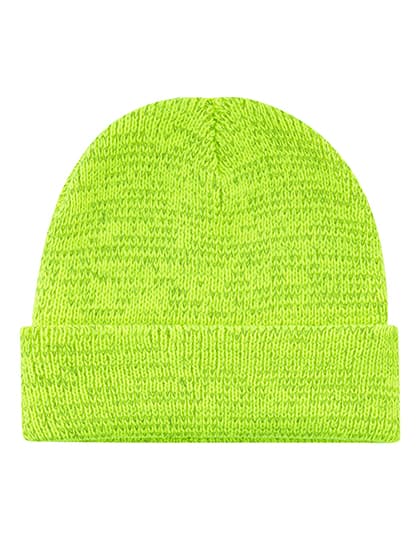 Reflektierende Mütze — Neon Yellow