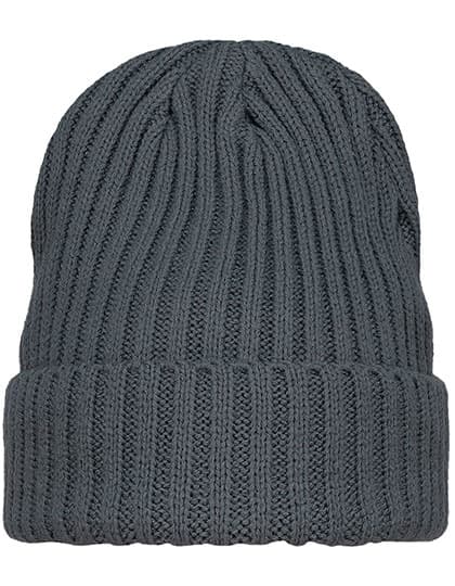 Grob gestricktes Beanie — Dark Grey