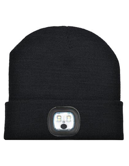 LED Beanie — Black