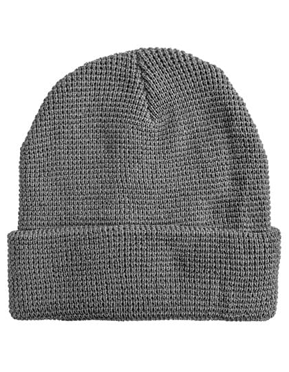Strickmütze Waffeloptik — Grey
