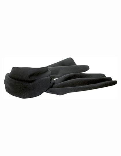 Fleece Schal Scarp — Black