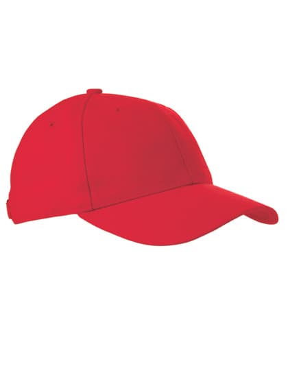 Heavy Brushed Cap — Red