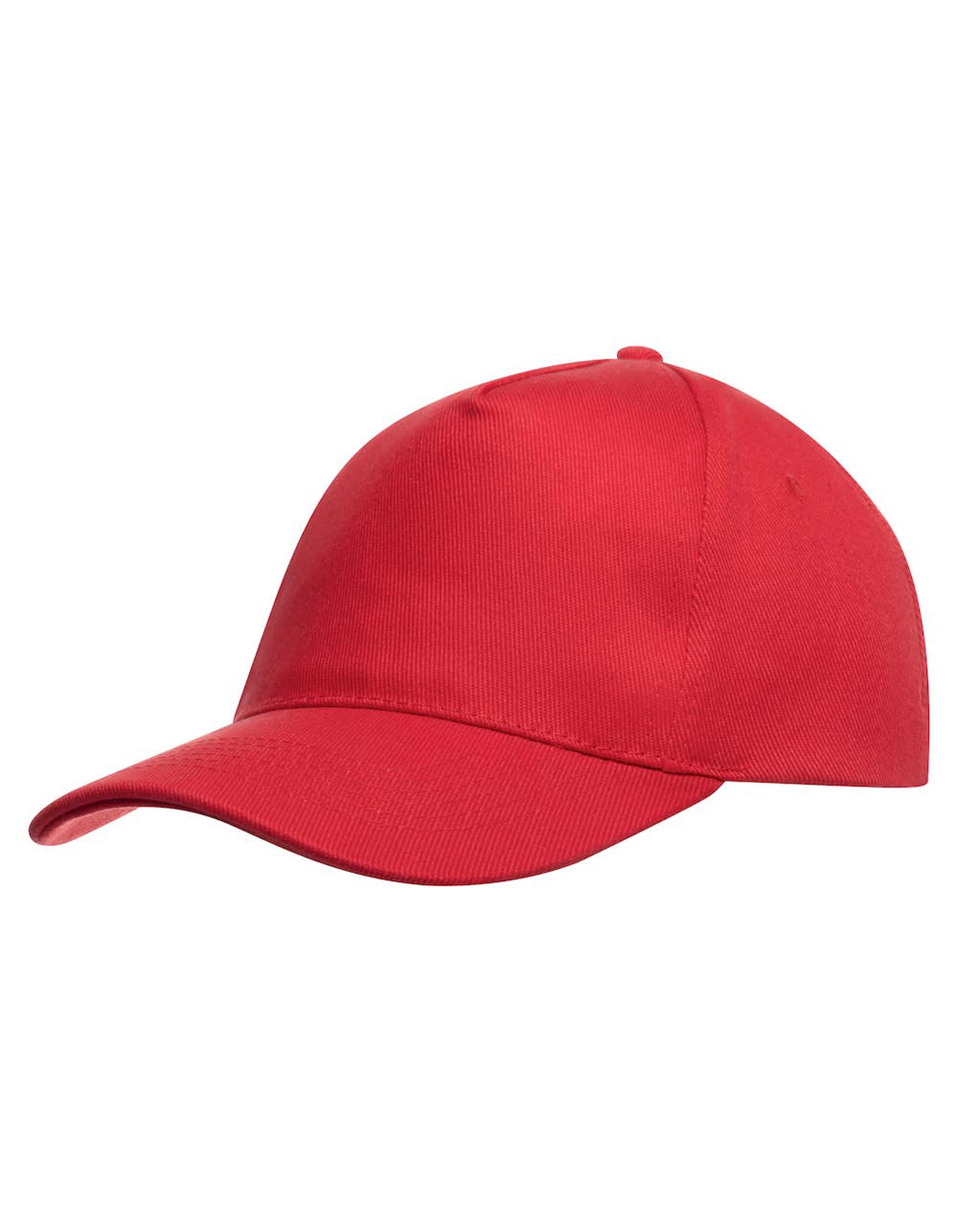 5-Panel Baseball Cap — Red