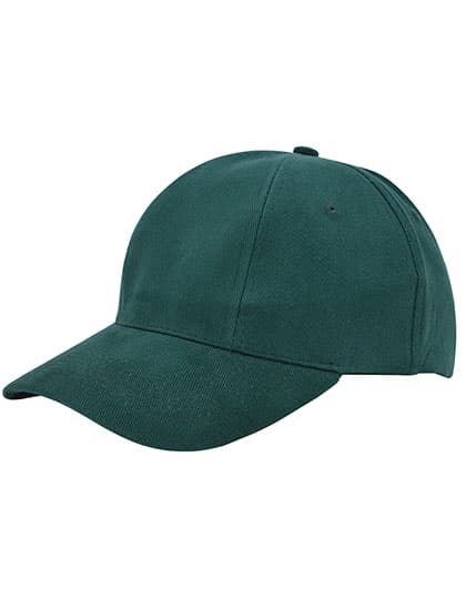 Baumwoll-Cap Low Profile/Brushed — Bottle Green