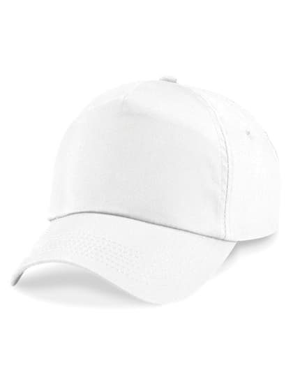 Junior Original 5 Panel Cap — White