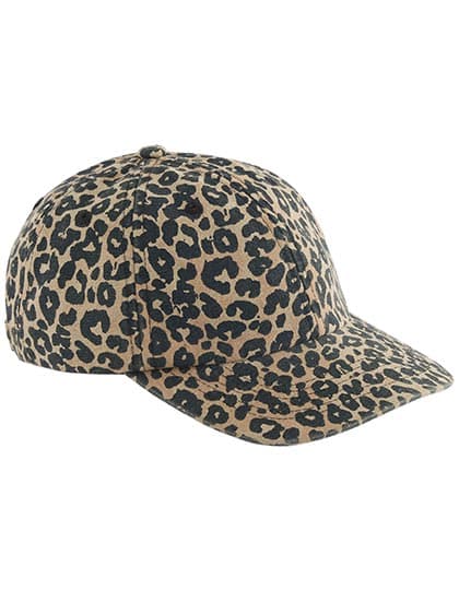 Leopard Print 6 Panel Cap — Vintage Leopard Print