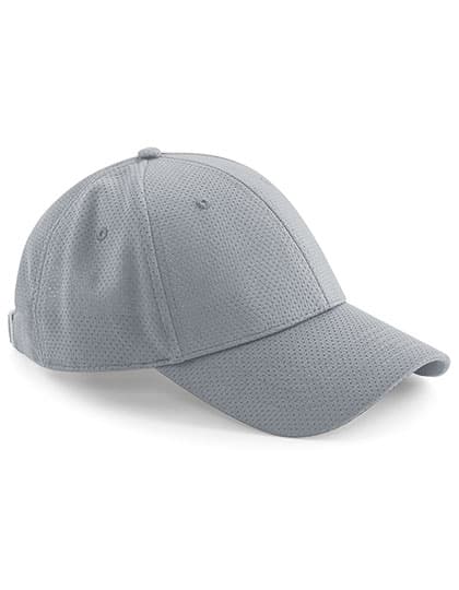 Air Mesh 6 Panel Cap — Light Grey