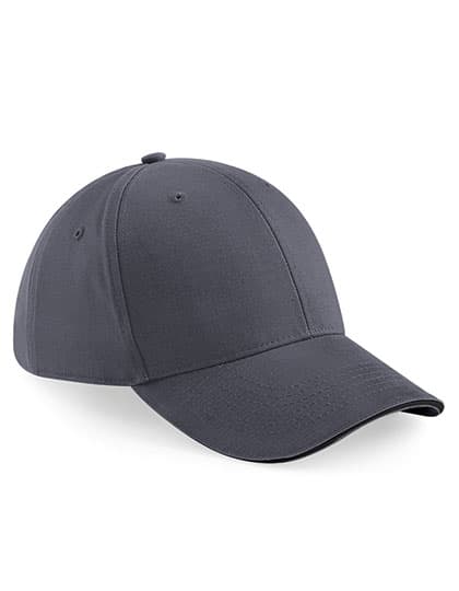 Athleisure 6 Panel Cap — Graphite Grey