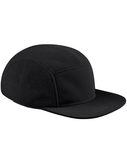 Recycled Fleece Outdoor Camper Cap — Black